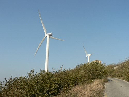 Windpark auf dem Pian Dei Corsi