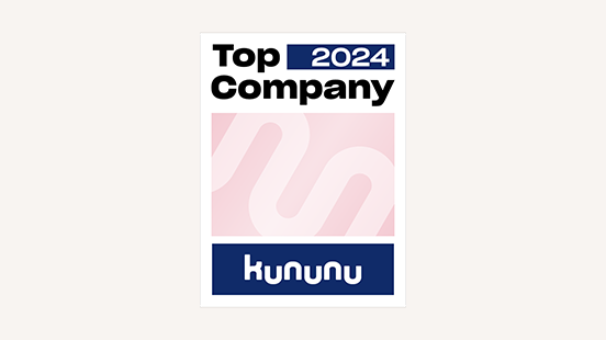 Etichetta Top Company 2024 di Kununu