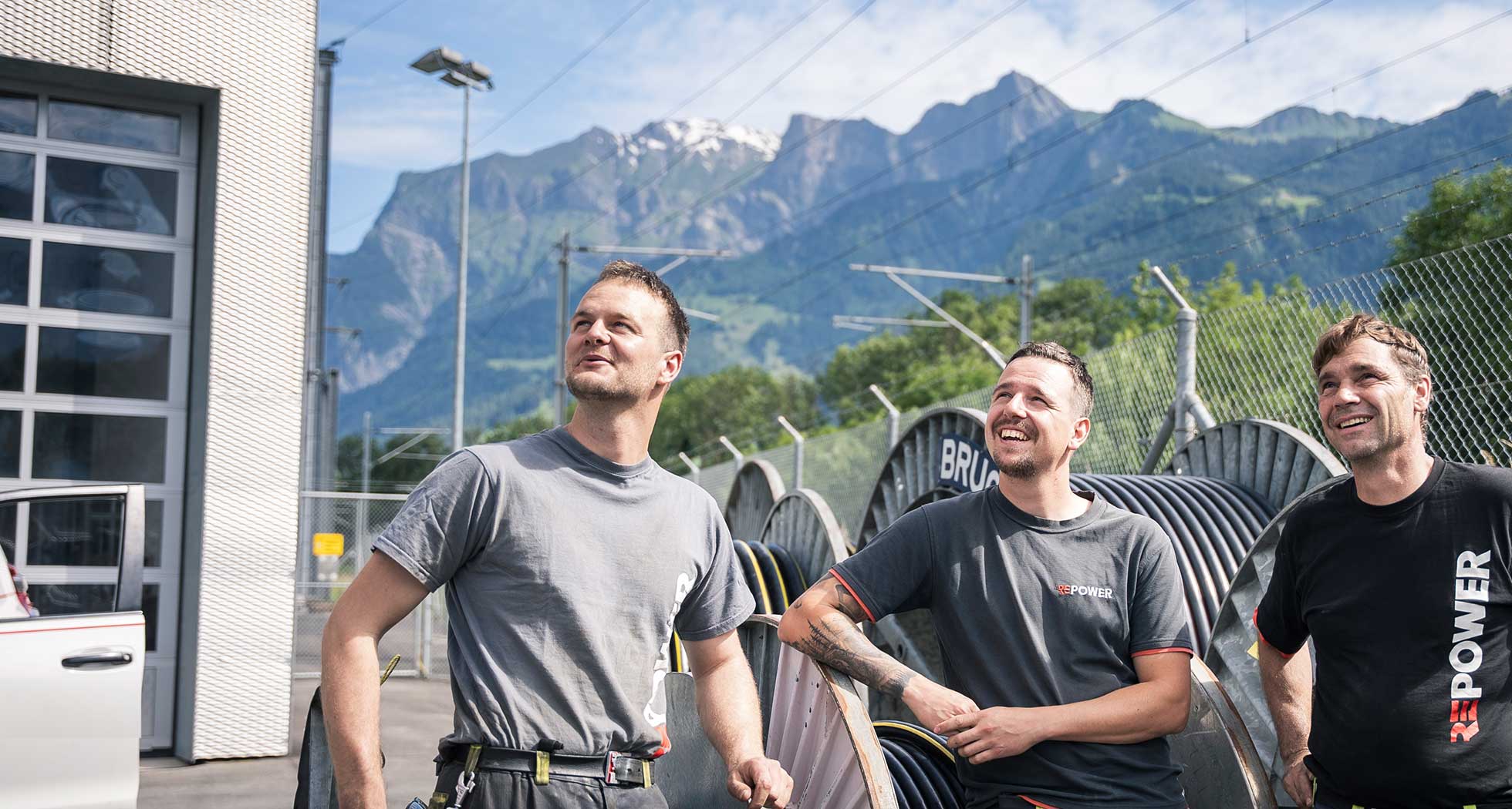 Mitarbeitende leben den Teamgedanken