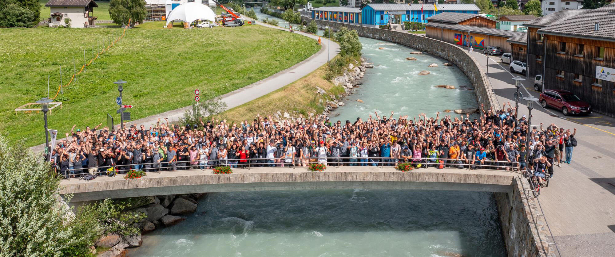 Foto di squadra dei dipendenti Repower